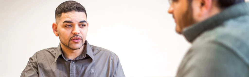 A mediation in progress