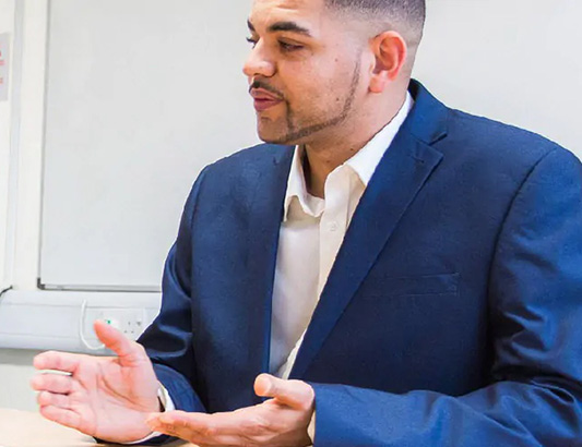 A consultation in progress